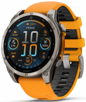 Умные часы Garmin Fenix 8 47 mm Amoled Sapphire оранжевый (010-02904-19)