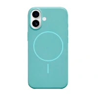 Пластиковая накладка be Case с MagSafe совместимая с iPhone 16 синяя