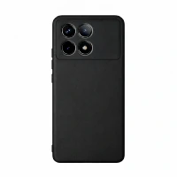 Силиконовая накладка Monarch совместимый с ПОКО F6 Pro черная