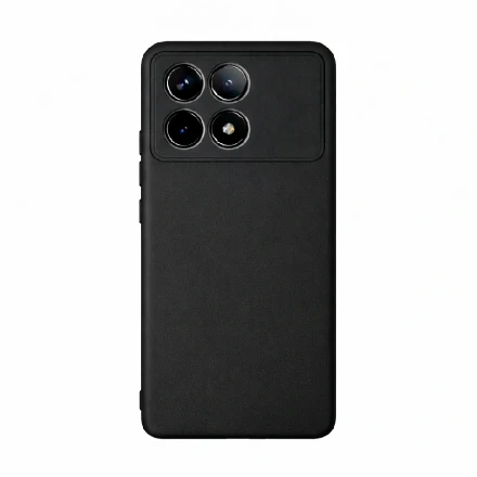 Силиконовая накладка Monarch совместимый с ПОКО F6 Pro черная