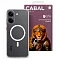 Противоударная накладка Cabal Premium Clear Case c MagSafe для Poco X8 Pro прозрачная