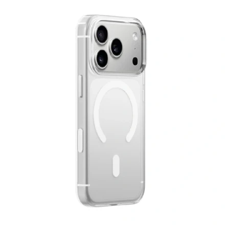 Пластиковая накладка Kzdoo IceGuard с MagSafe совместимая с iPhone 17 Pro прозрачная
