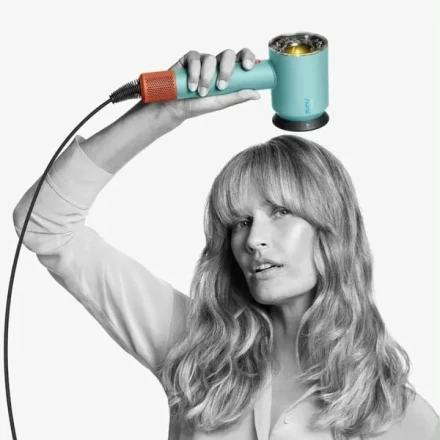 Фен  Фен Dyson Supersonic HD16 Nural ceramic patina/topaz orange (патина/оранжевый) с кейсом (вилка EAC)