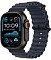 Apple Watch Ultra 2 (2024) GPS + Cellular, 49 мм, корпус из черного титана, ремешок Ocean (M) темно-синего цвета MYPD3