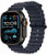 Apple Watch Ultra 2 (2024) GPS + Cellular, 49 мм, корпус из черного титана, ремешок Ocean (M) темно-синего цвета MYPD3