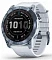 Часы Garmin fenix 7X Sapphire Solar (010-02541-15) титановый синий минерал DLC с белым ремешком