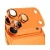 Защитное стекло на модуль камеры WIWU Armor Deck Lens Protector совместимое с iPhone 17 Pro Orange (оранжевое)
