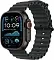 Apple Watch Ultra 2 (2024) GPS + Cellular, 49 мм, корпус из черного титана, ремешок Ocean (One Size) черного цвета MX4P3