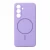 Накладка Silicone Case с MagSafe совместимая с Samsung S25 Plus/S24 Plus лавандовая