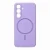 Накладка Silicone Case с MagSafe совместимая с Samsung S25 Plus/S24 Plus лавандовая