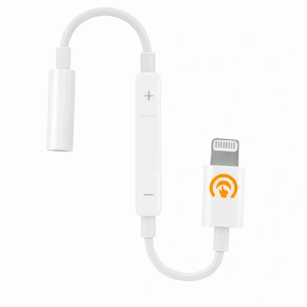 Переходник FaisOn 8 pin/AUX 3.5 белый