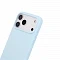 Накладка MeMUMI с MagSafe совместимая с iPhone 17 Pro голубая