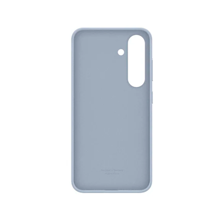 Кожаная накладка Kindsuit Case совместимая с Samsung S25/S24 голубая (оригинал)