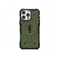 Противоударная накладка UAG Pathfinder с MagSafe совместимая с iPhone 15 Pro земляной комуфляж