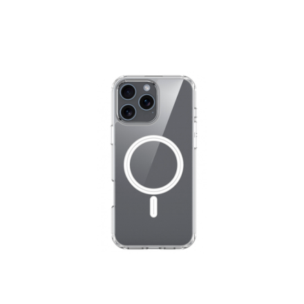 Пластиковая накладка Monarch Premium с MagSafe совместимая с iPhone 16 Pro прозрачная