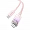 Кабель Baseus Type-С/Lighting 20w 1м розовый