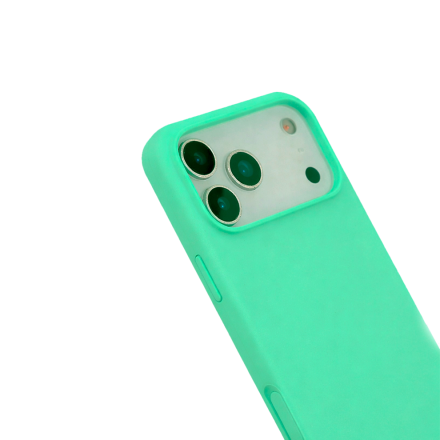 Накладка MeMUMI с MagSafe совместимая с iPhone 17 Pro зеленая