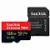 Карта памяти SanDisk Extreme Pro Micro SD 128GB U3 A2 V30 200/90MB/S 4K с адаптером