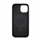 Кевларовая накладка Comma Kevlar Series Magnetic case совместима с iPhone 16 Plus черная