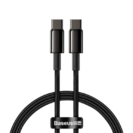 Кабель Baseus Type-C/Type-C 100W 1м черный
