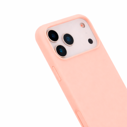 Накладка MeMUMI с MagSafe совместимая с iPhone 17 Pro розовая