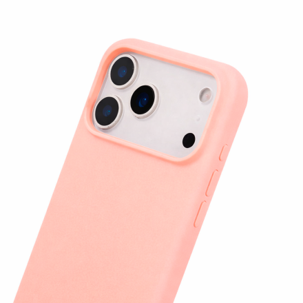 Накладка MeMUMI с MagSafe совместимая с iPhone 17 Pro розовая