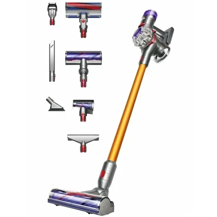 Вертикальный пылесос Dyson V8 Absolute (SV25) silver/yellow (серебро/желтый)