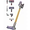 Вертикальный пылесос Dyson V8 Absolute (SV25) silver/yellow (серебро/желтый)