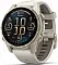 Умные часы  Умные часы Garmin Fenix 8 43 mm Amoled Sapphire, золотистый корпус, дымчато-серый ремешок (010-02903-18)