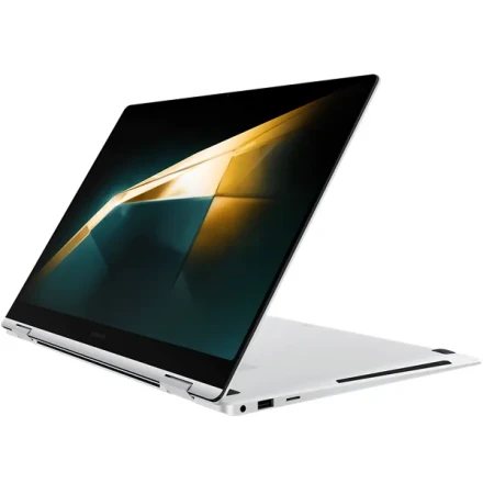 Ноутбук  Samsung Galaxy Book 4 Pro 360 NP960QGK-KS3HK, Intel®️ Core™️ Ultra 7 155H, 32GB LPDDR5X (On Board 32GB), 1TB NVMe SSD, 16" Platinum Silver