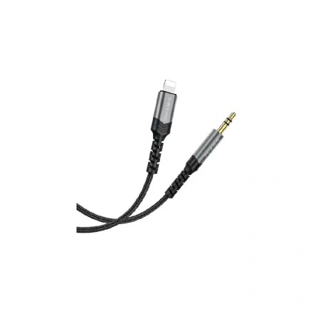 Кабель Borofone Lighting/3.5mm 1м черный