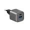 Сетевое зарядное устройство  Сетевое зарядное устройство EnergEA Ampcharge GaN20 USB/Type-C 20W темно-серое