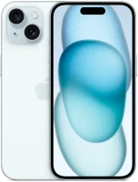 Смартфон  Apple iPhone 15 128Gb nano SIM + eSim blue (голубой) новый, предактив