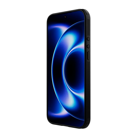 Противоударная накладка Nillkin Camshield Pro Case совместимая с Ксиаоми Ми 17 Ultra черная с защитой на камеру