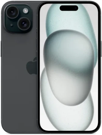 Смартфон  Apple iPhone 15 128Gb nano SIM + eSim black (чёрный) новый, предактив