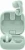 Беспроводные наушники Sony WF-LC900 LinkBuds Clip, зеленый