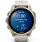 Умные часы  Умные часы Garmin Fenix 8 43 mm Amoled Sapphire, золотистый корпус, дымчато-серый ремешок (010-02903-11)
