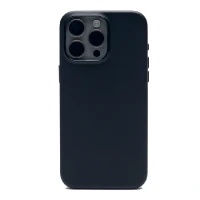 Накладка из эко-кожи Kzdoo Noble Collection с MagSafe совместимая с iPhone 15 Pro черная