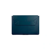 Чехол-конверт Uniq Oslo leather Magnetic Laptop sleeve для ноутбуков 14" синий