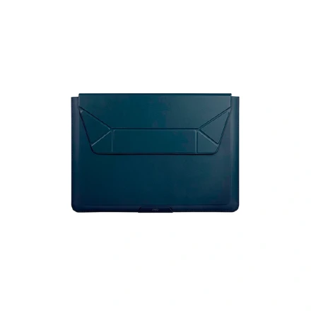 Чехол-конверт Uniq Oslo leather Magnetic Laptop sleeve для ноутбуков 14" синий