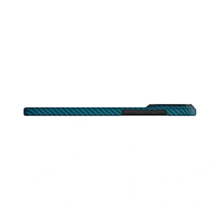 Кевларовая накладка Pitaka Ultra-Slim Case совместимая с iPhone 17 Pro Black/Blue (черно-синяя) EAC