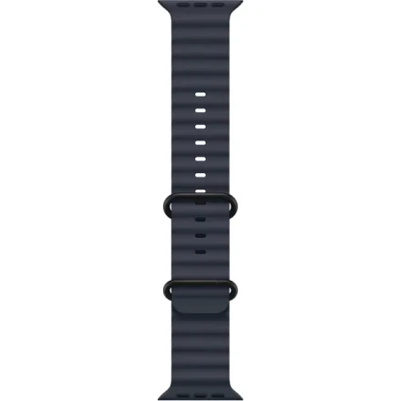 Apple Watch Ultra 2 (2024) GPS + Cellular, 49 мм, корпус из черного титана, ремешок Ocean (One Size) черного цвета MYTC3