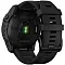 Умные часы Garmin Fenix 7X Sapphire Solar черный с силиконовым ремешком