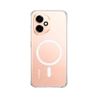 Противоударная накладка Cabal Premium Clear Case c MagSafe для Honor 400 прозрачная