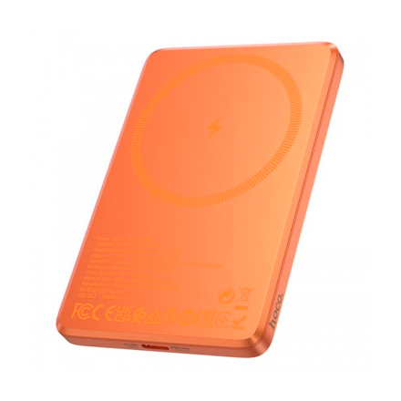Внешний аккумулятор Hoco 5000 mAh Q26 Ultra Slim Power Bank (оранжевый)