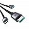 Кабель JoyRoom 2Type-C/Lighting/Micro S-A21 30W 1.2м черный