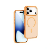 Противоударная накладка Wiwu Armor Pro с MagSafe совместимая с iPhone 17 Pro Max оранжевая