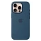 Силиконовая накладка Partner совместимая с iPhone 16 Pro синяя