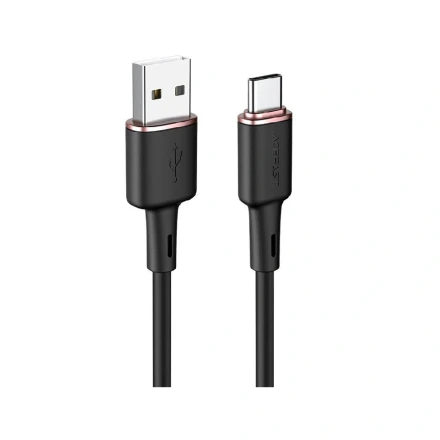Кабель AceFast USB/Type-C (C2-04) 3A 1.2м черный