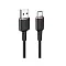 Кабель AceFast USB/Type-C (C2-04) 3A 1.2м черный